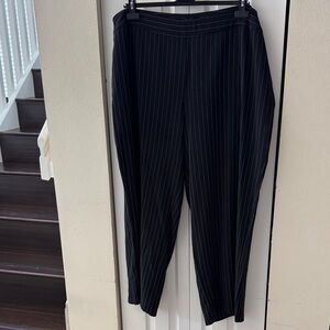 Black Pinstripe Women’s Pants